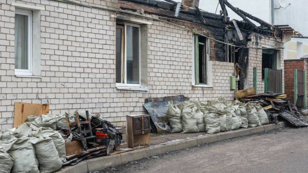 Professional Soot Cleanup technician working in Laurel, FL